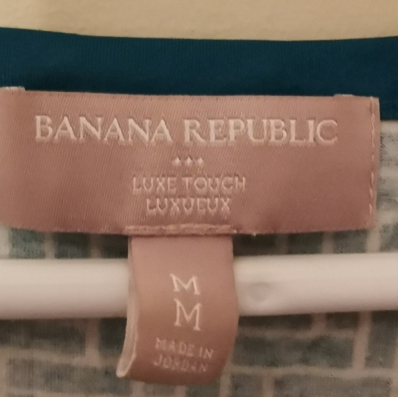 Banana Republic Blue Tank Loose Tunic Top M - Picture 8 of 10